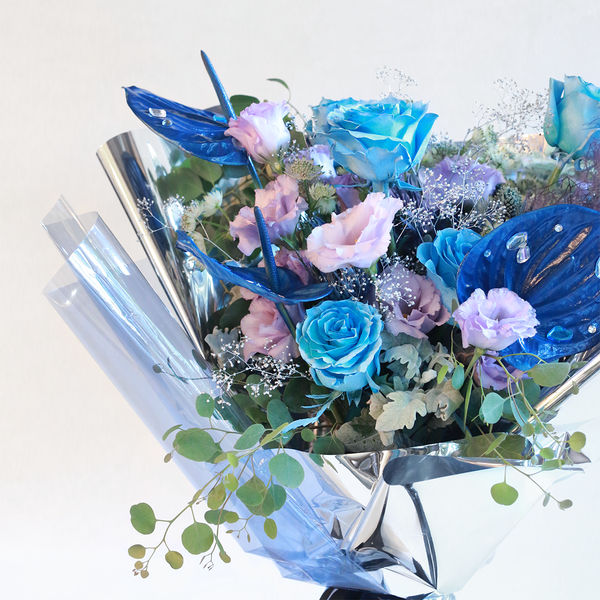 Blue Promise Valentine's Day Bouquet