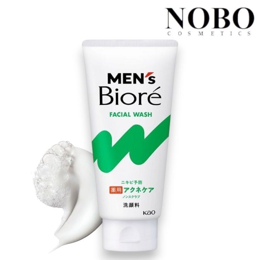 Kao Biore - 男士藥用抗痘洗面乳 130g (平行進口)