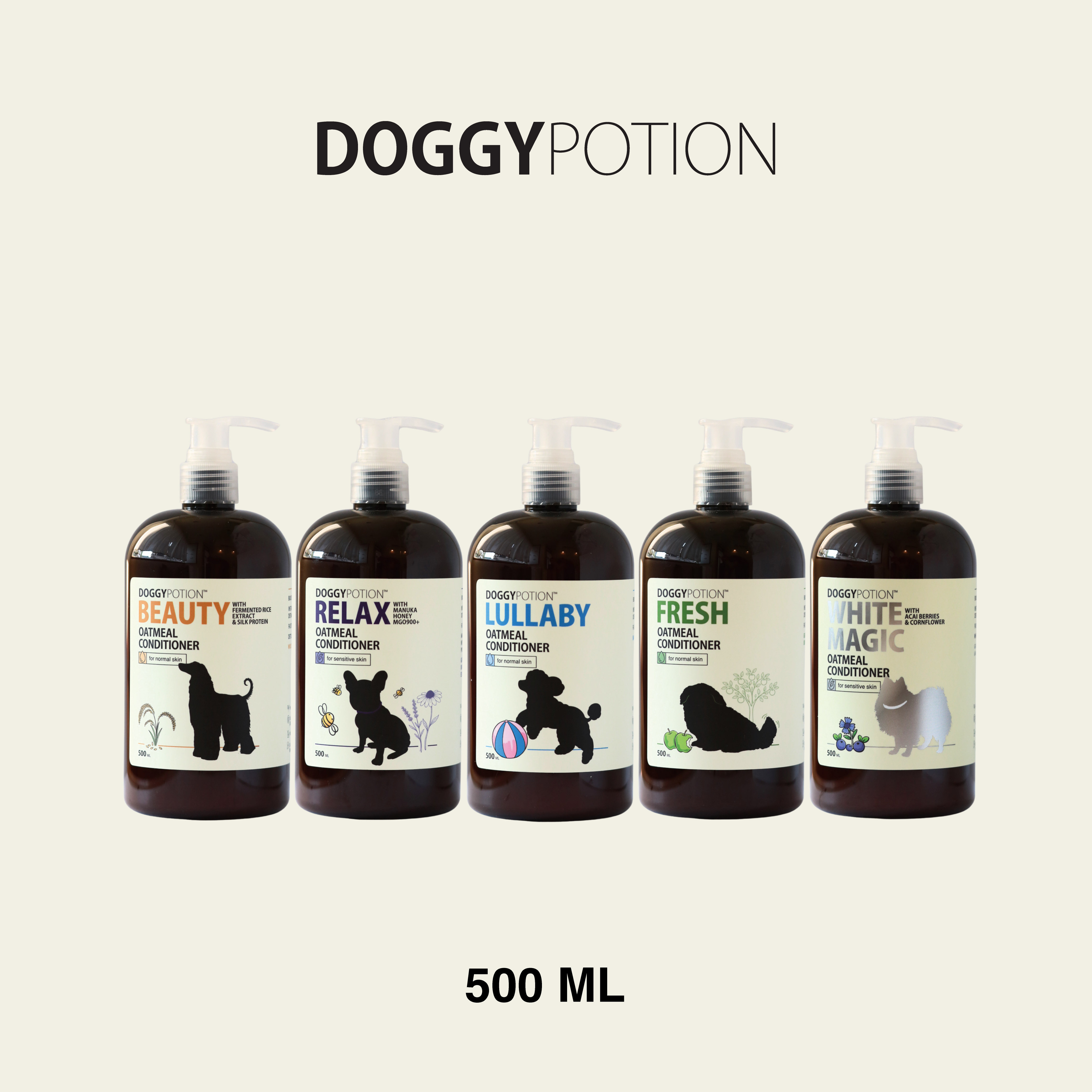 犬用天然膠體燕麥護毛素 500ML｜DOGGYPOTION