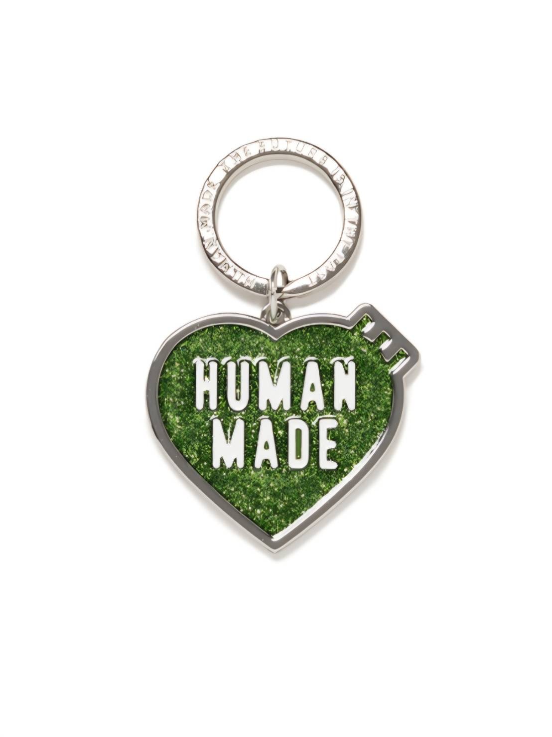 【HUMAN MADE】0718店鋪限定京都綠愛心LOGO鑰匙圈
