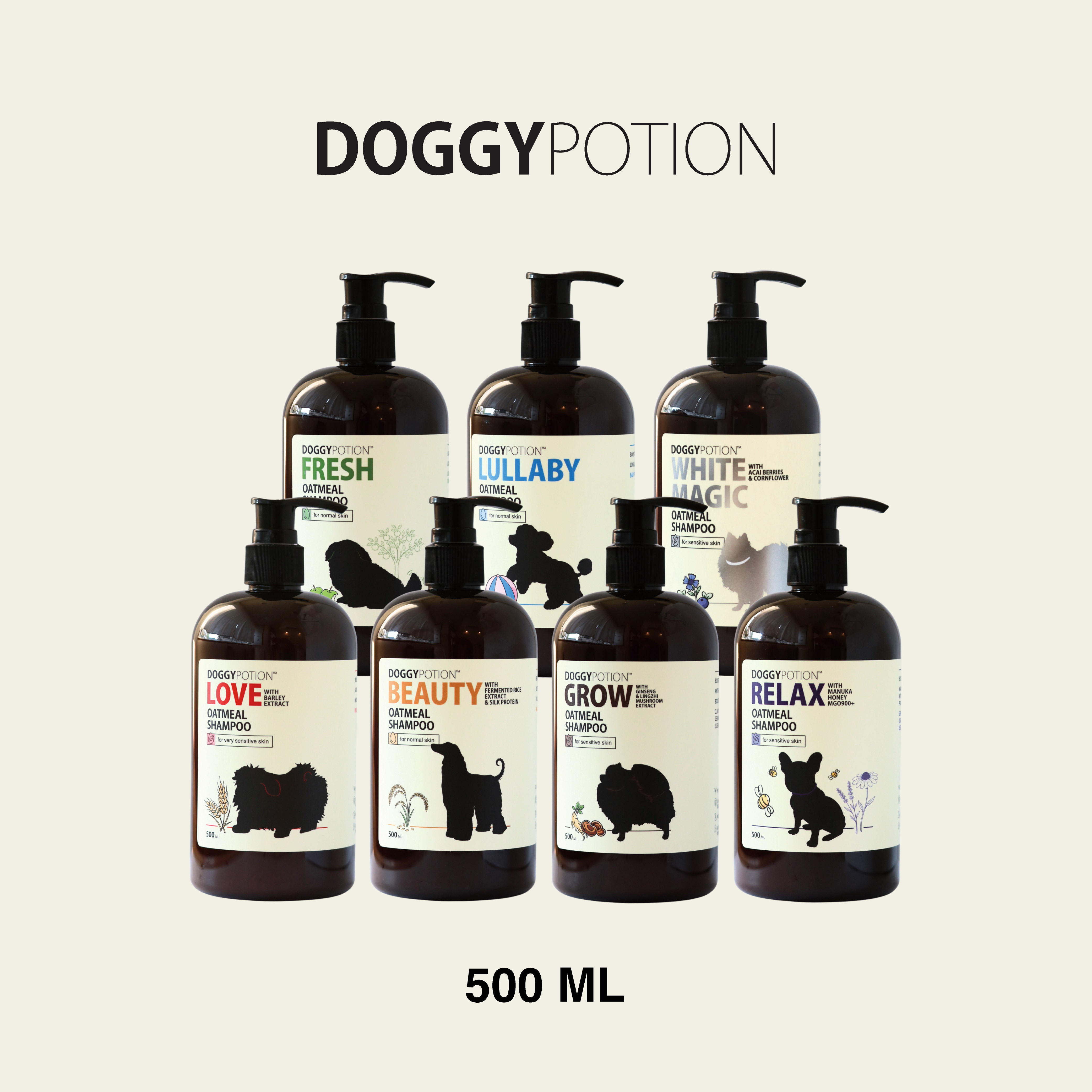 Dog Shampoo 500ML｜DOGGYPOTION