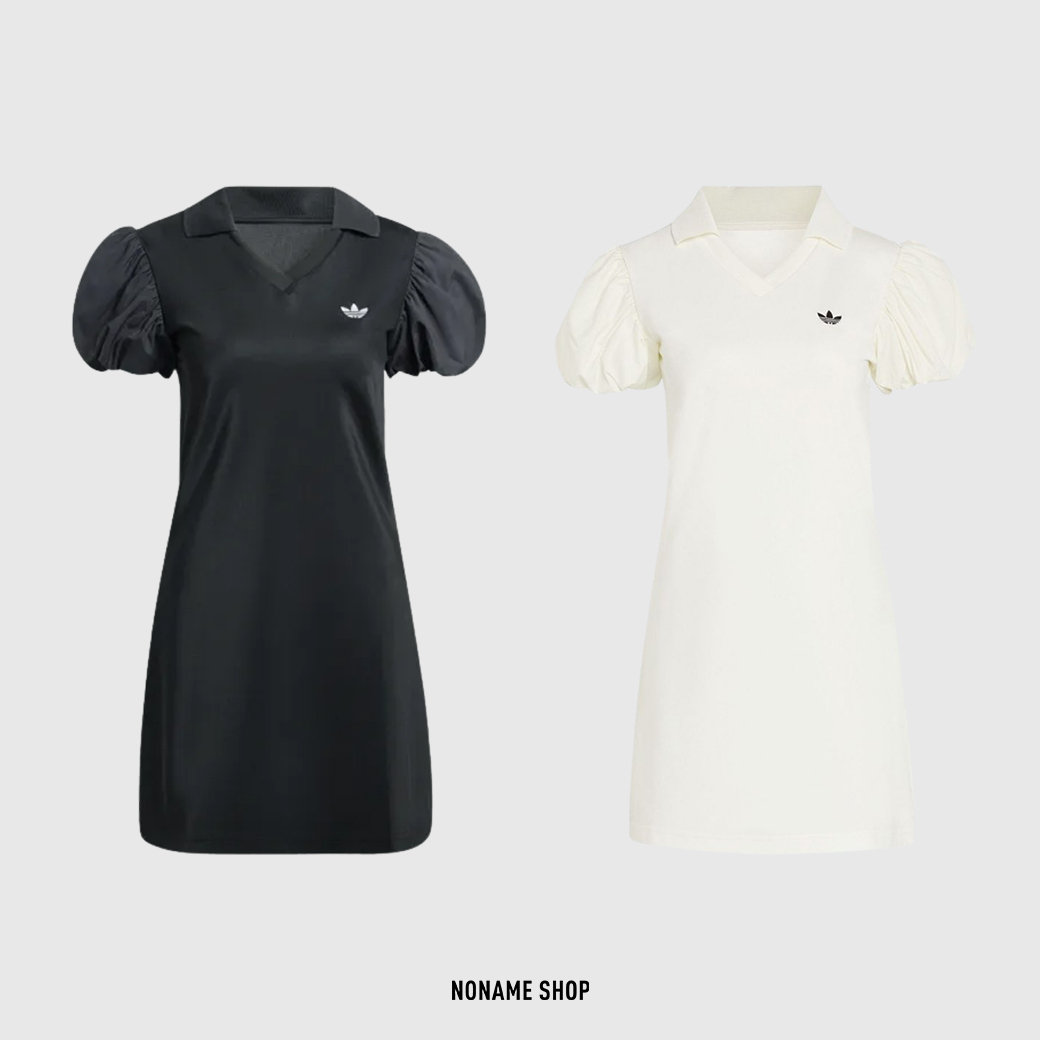 ADIDAD ORIGINALS 泡泡袖 連身 洋裝 連身裙 兩色 (女款)