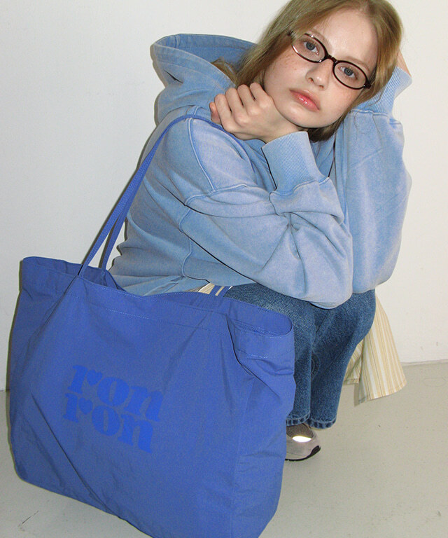 RONRON - LOGO NYLON SHOPPER *5色* (RR26ABG5388)