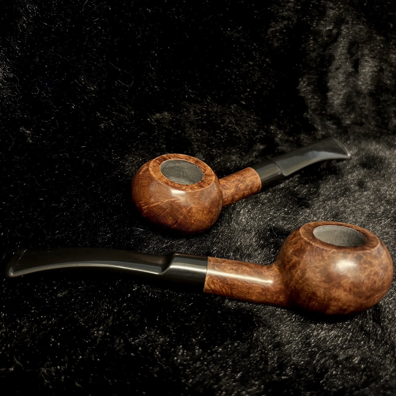 【石楠木手工煙斗】小圓斗 彎斗 輕巧｜天然實木・匠人工藝｜沉穩奢華 附煙斗袋＋濾芯＋濾網