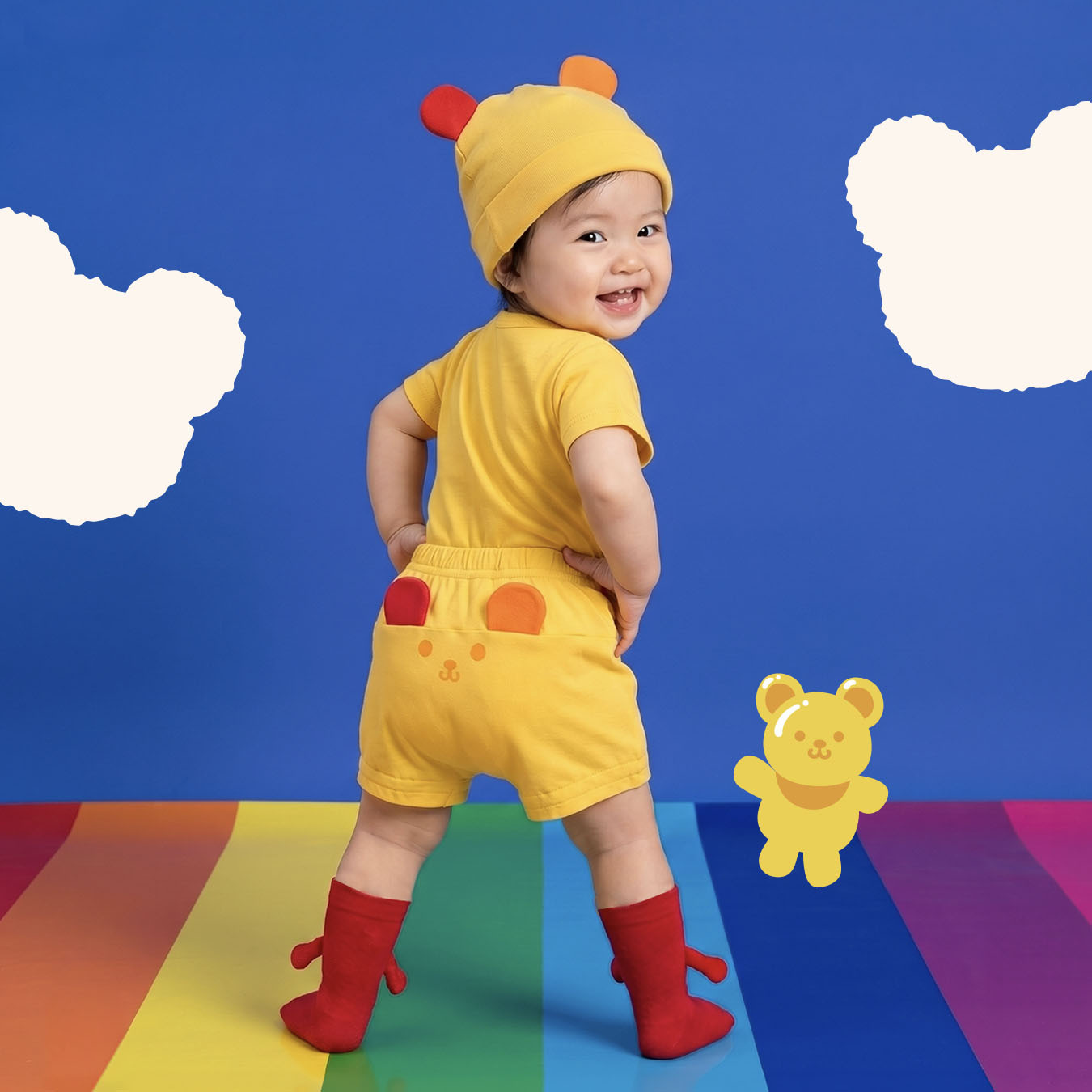 Adorable Baby Bear Shorts