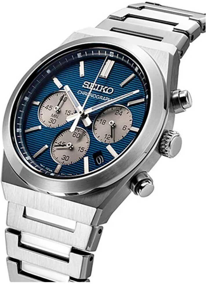 Seiko 精工 Chronograph Sport Chrono Quartz SSB453 SSB453P1 藍面 / SSB455 SSB455P1灰面 藍寶石水晶鏡面 100米防水 石英手錶