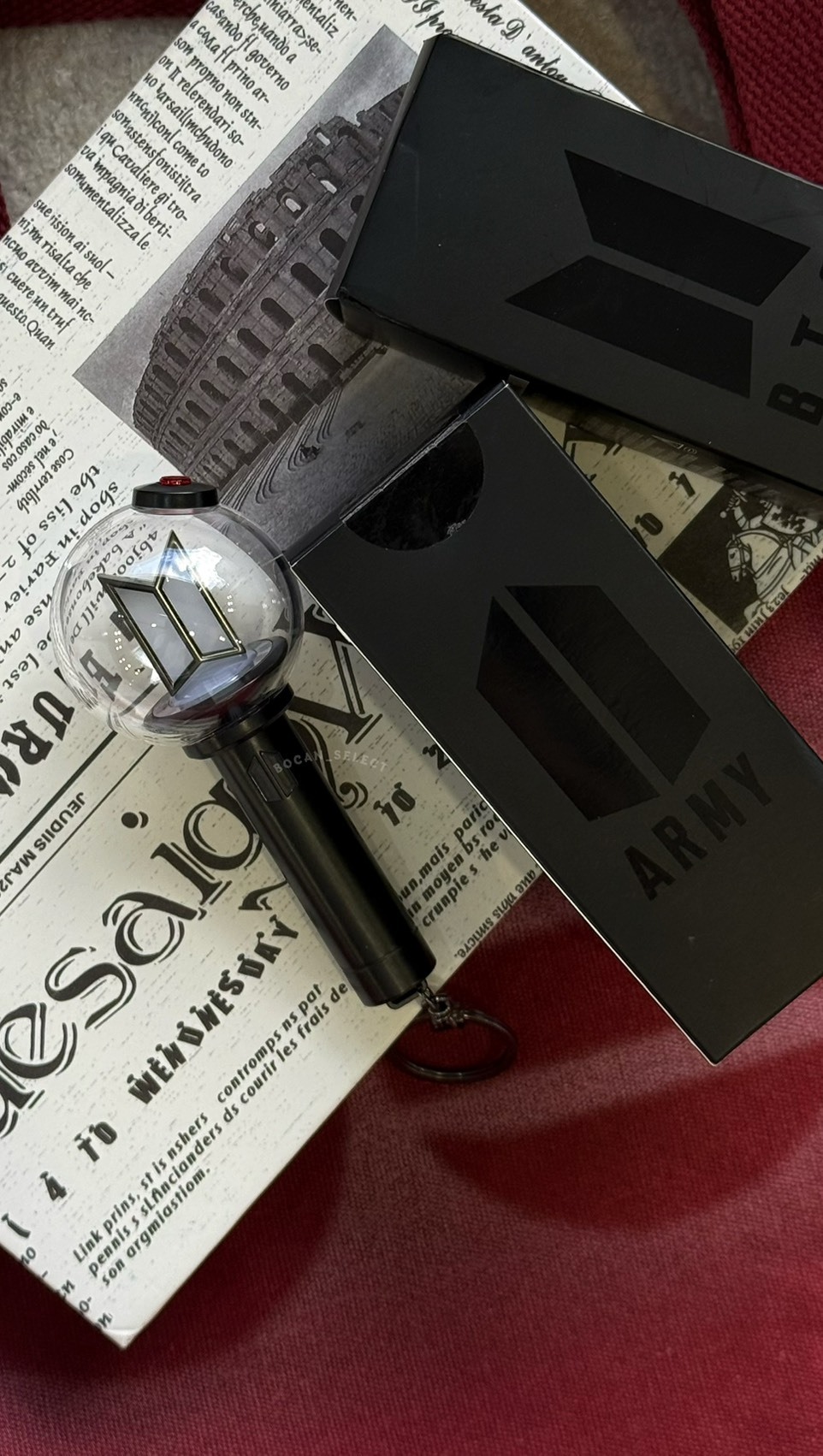 《ARMY限定》 BTS OFFICIAL LIGHT STICK KEYRING VER.4 四代小手燈吊飾 鑰匙圈