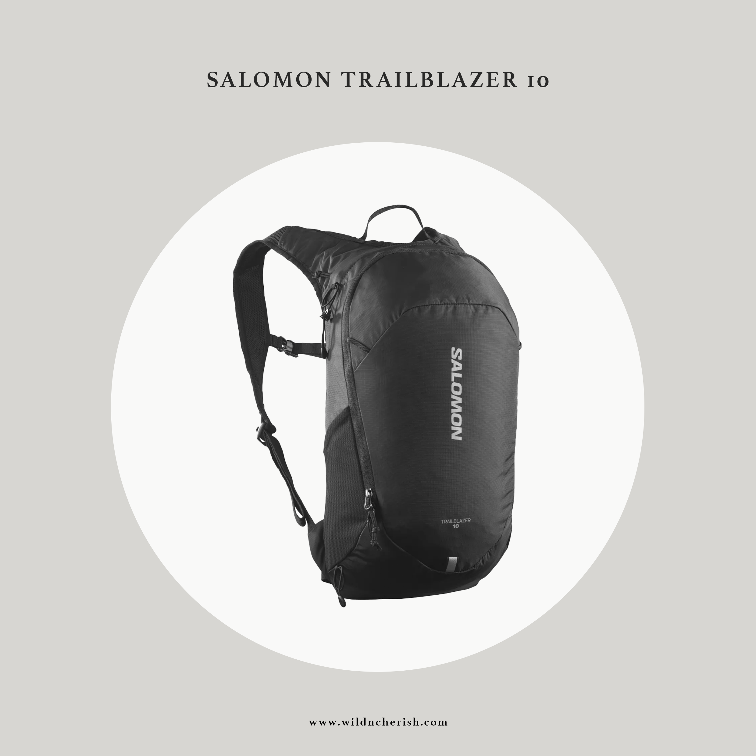 預訂 | Salomon TRAILBLAZER 10 輕量 多功能背包 黑色