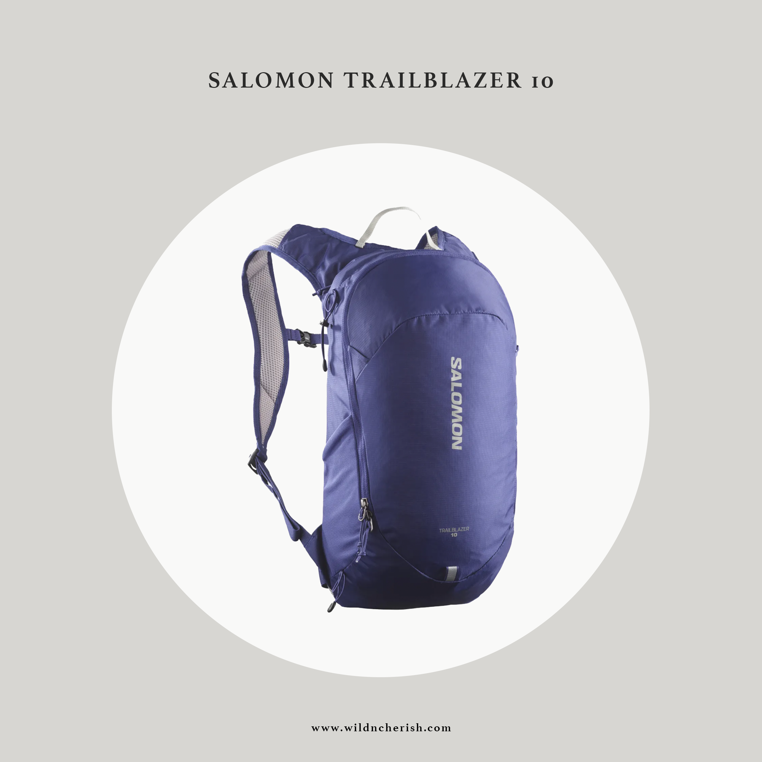 預訂 | Salomon TRAILBLAZER 10 輕量 多功能背包 藍紫色