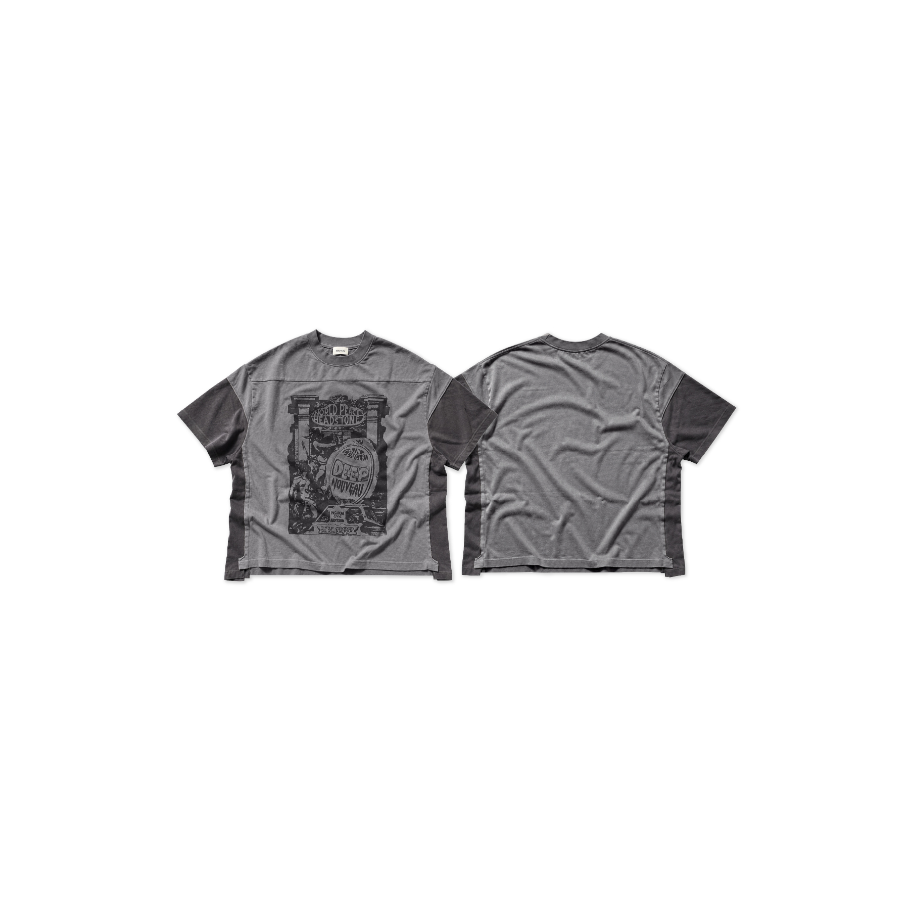 NOUVEAU NVT26106 BOXY DEEP NOUVEAU IN CONCERT T-SHIRT IN COTTON JERSEY