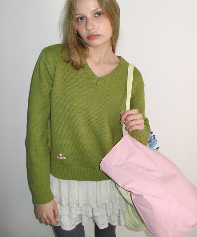 RONRON - DAILY SOFT V NECK KNIT *3色* (RR26AKT5408)