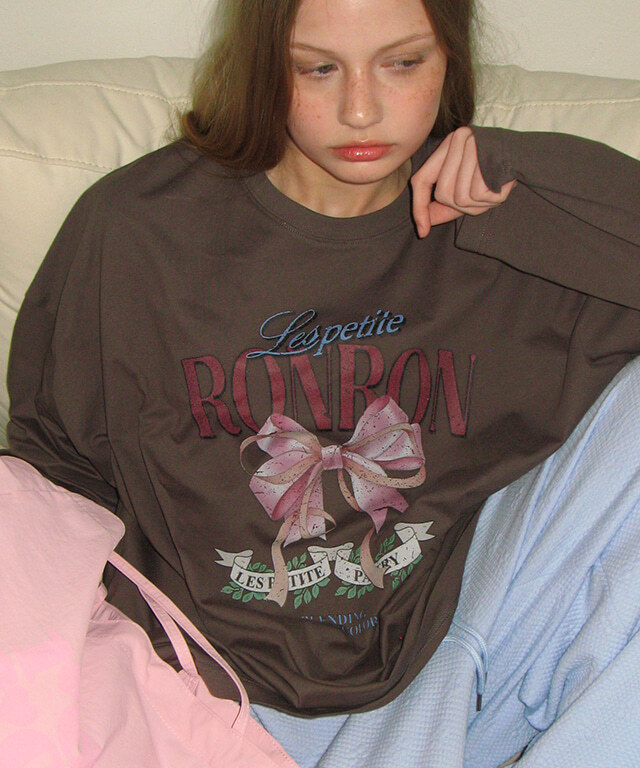 RONRON - VINTAGE DOUBLE RIBBON LONG SLEEVE *2色* (RR26ALT5331)
