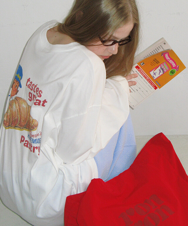 RONRON - VINTAGE CROISSANT OVER FIT LONG SLEEVE *3色* (RR26ALT5502)