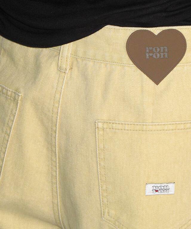 RONRON - SOFT PIGMENT WIDE DENIM PANTS *2色* (RR26APT5402)