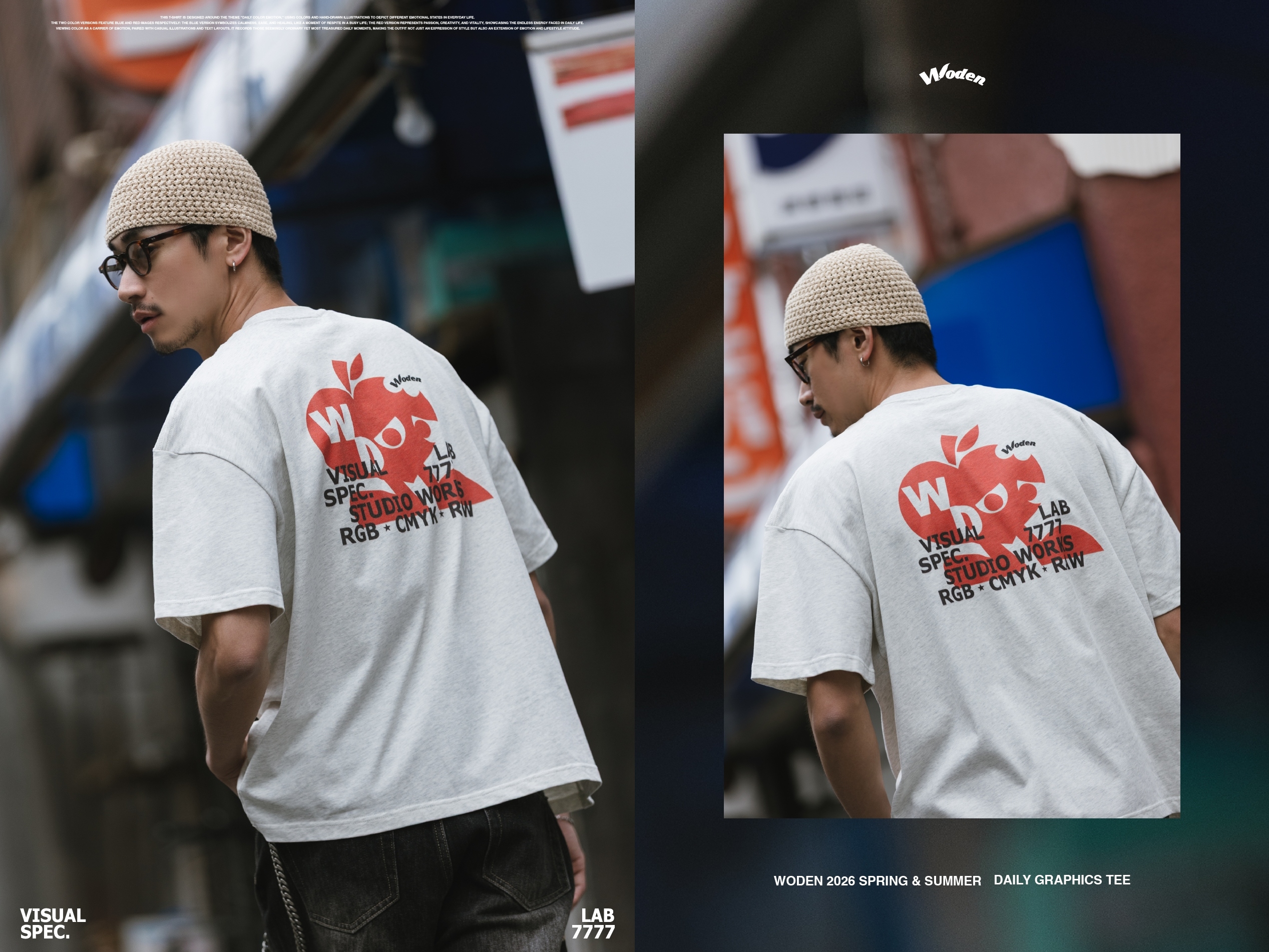 【車庫服飾】WODEN Daily Graphics Tee