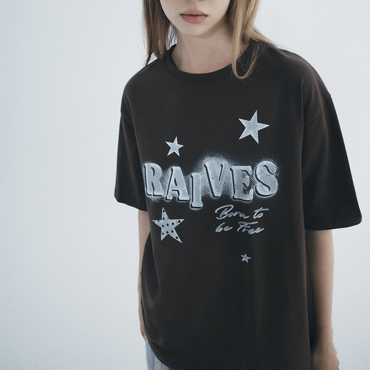 RAIVE｜New Star RAIVES Graphic T-shirts [2 colors]