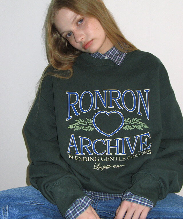 RONRON - RR ARCHIVE SWEATSHIRT *3色* (RR26ASW5391)
