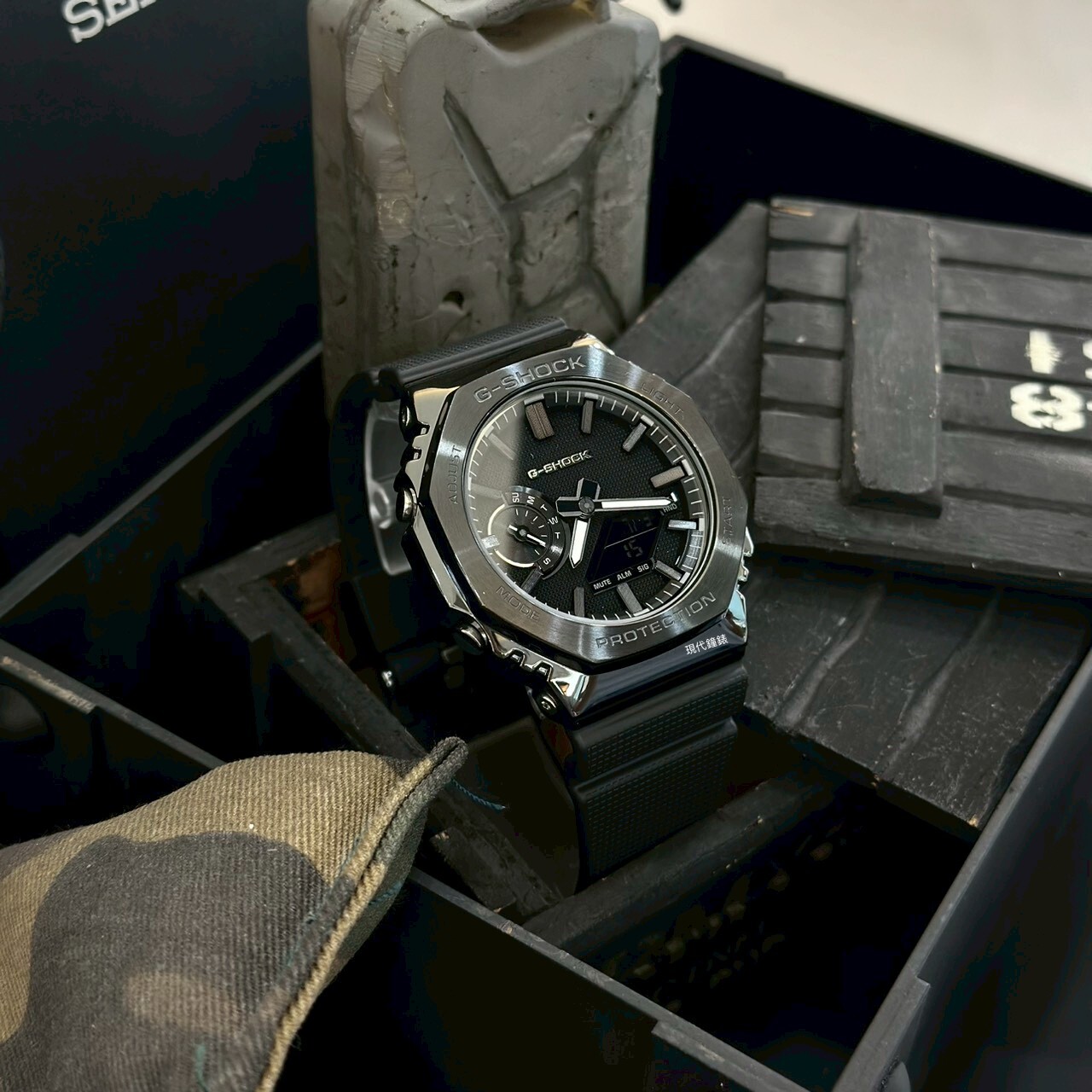 【G-SHOCK】G-STEEL 2100 系列 GM-2100LXB-1A  44.4mm 現代鐘錶