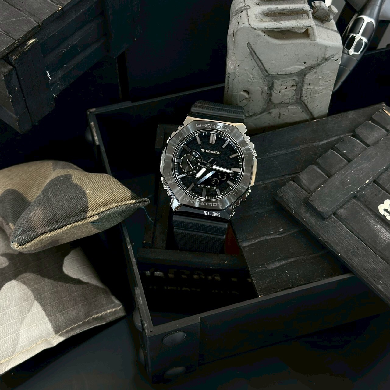 【G-SHOCK】G-STEEL 2100 系列 GM-2100LXB-1A  44.4mm 現代鐘錶