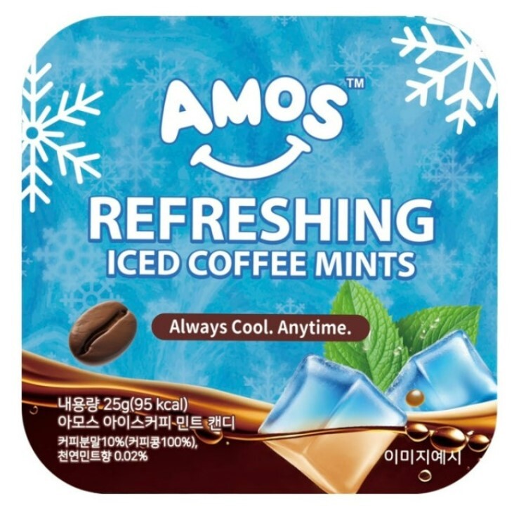 【預購】韓國代購 AMOS Refreshing Iced Coffee Mints 沁涼 冰咖啡 薄荷糖