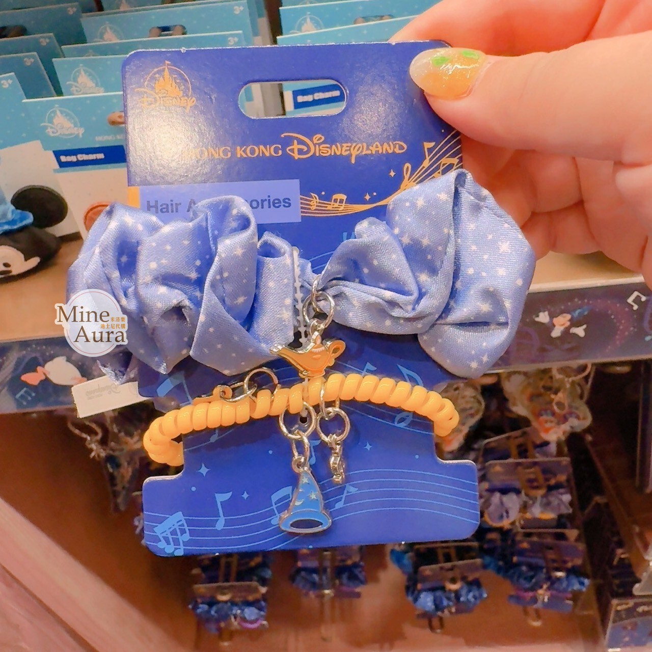 米奇幻想曲系列 阿拉丁 Aladdin 神燈 髮束 大腸圈 髮飾 -香港迪士尼樂園