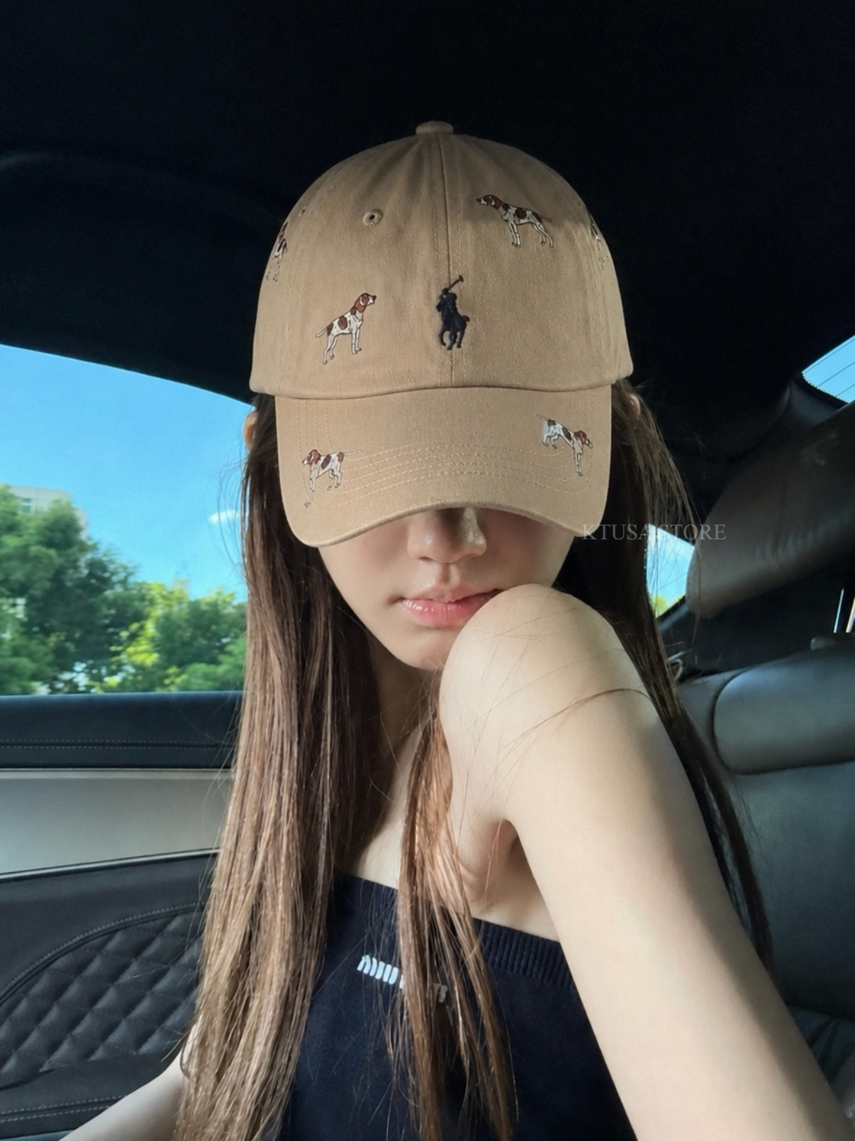 <國外折扣> Polo Ralph Lauren 狗狗刺繡老帽 帽子 棒球帽