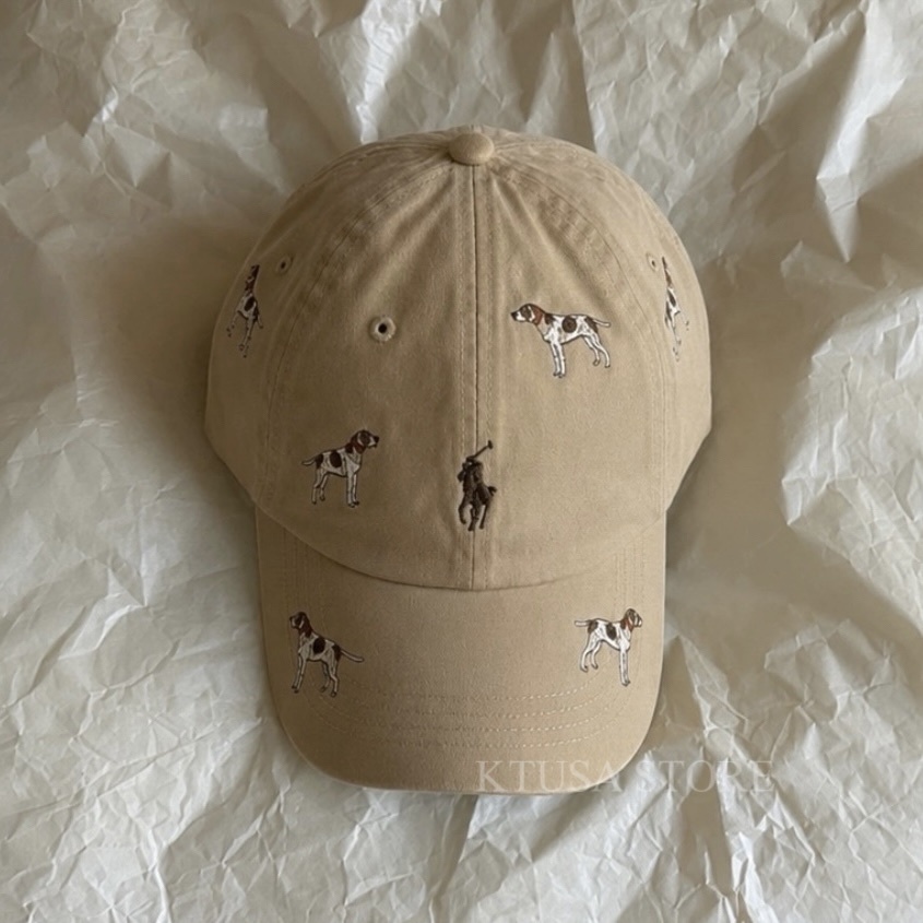 <國外折扣> Polo Ralph Lauren 狗狗刺繡老帽 帽子 棒球帽