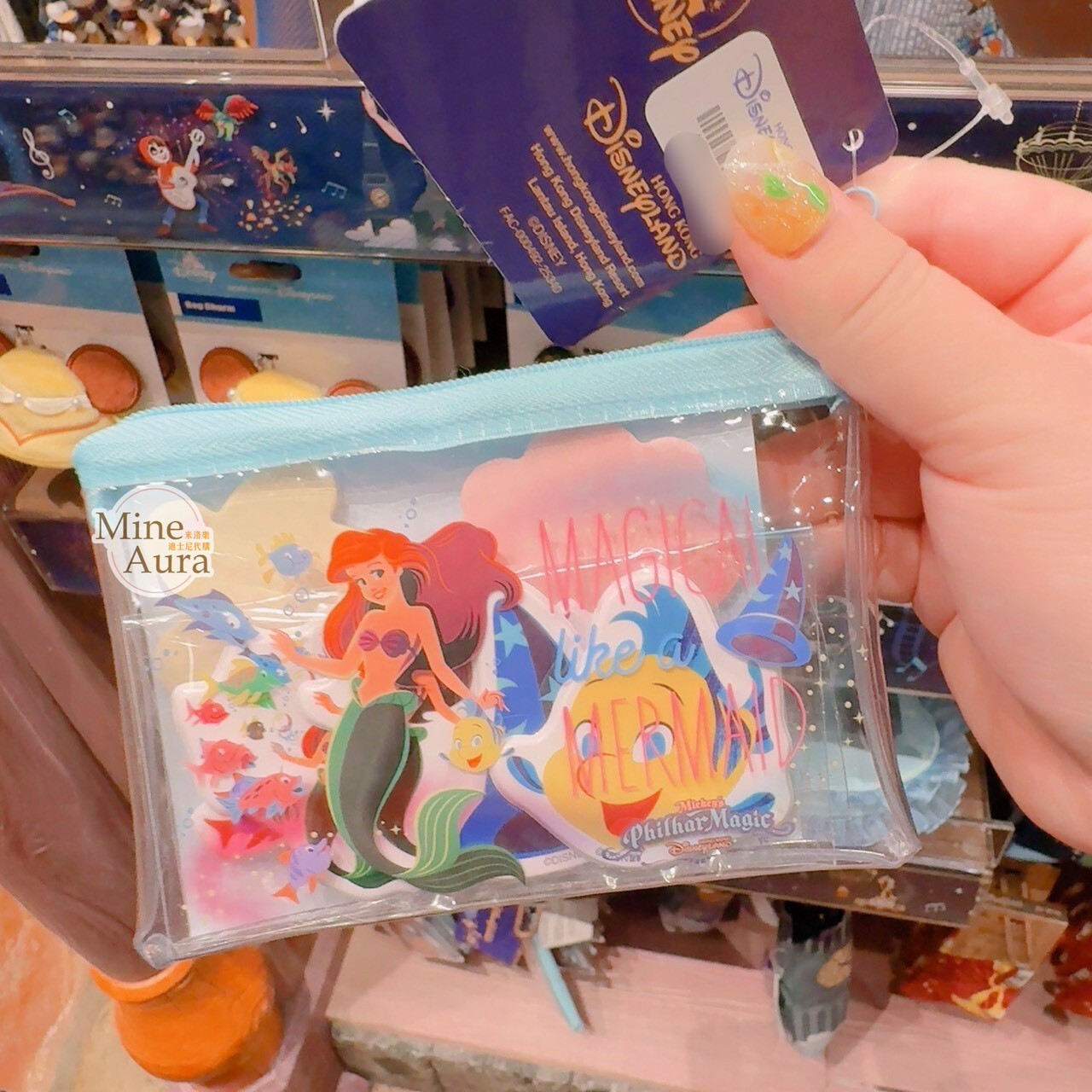 米奇幻想曲系列 小美人魚 The Little Mermaid 便條紙 + 貼紙 組 文具用品 -香港迪士尼樂園