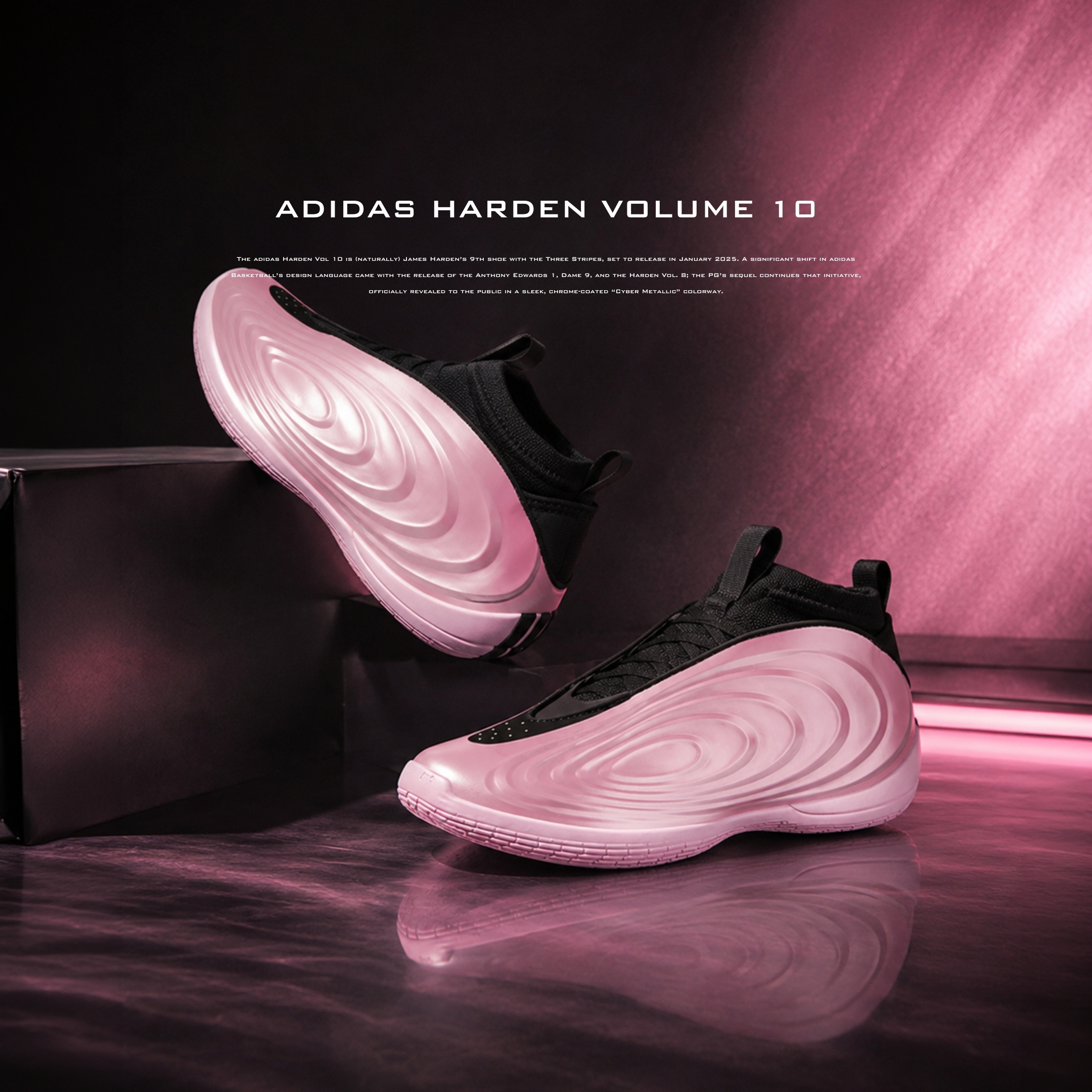 NICEDAY 代購 Harden Volume 10 粉 黑粉 哈登 籃球鞋 實戰 KI1608