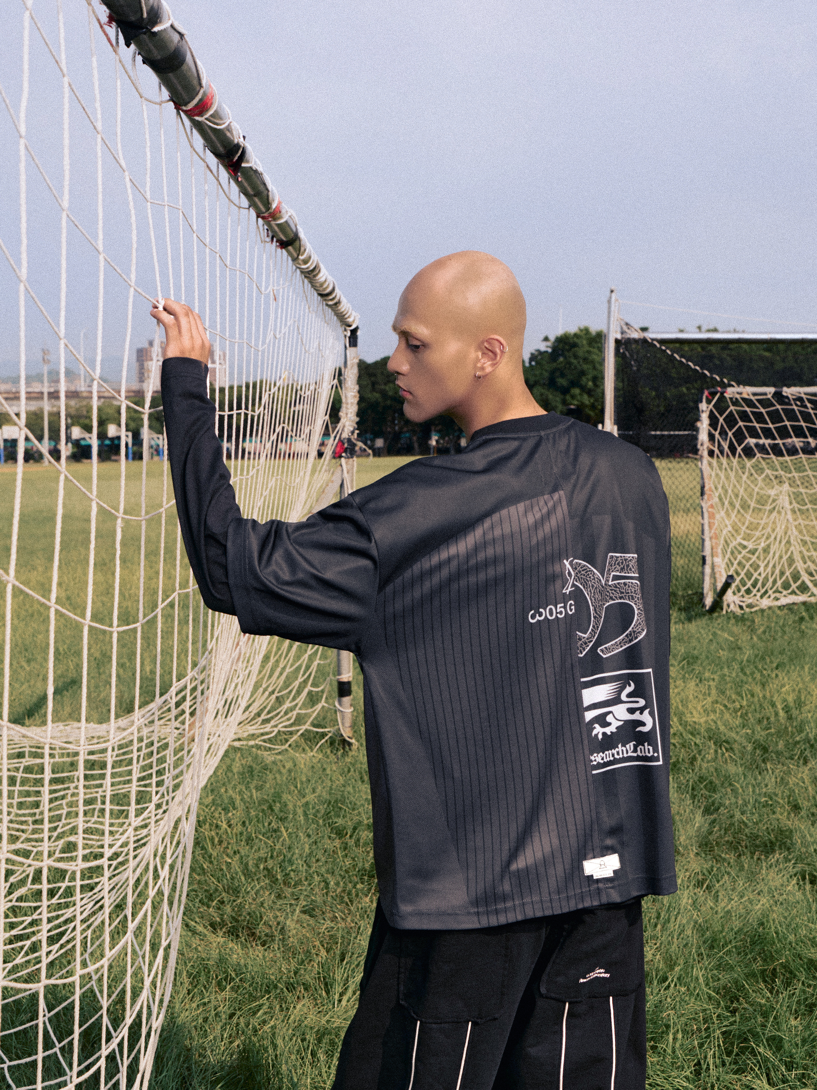 Wall of Sound - 5:44/“I AGAINST I” Versus Lab-Jersey Tee - Black