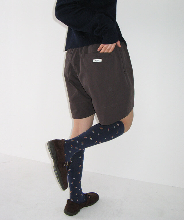 RONRON - BUTTON ROLL UP SHORTS *2色* (RR26APT5214)