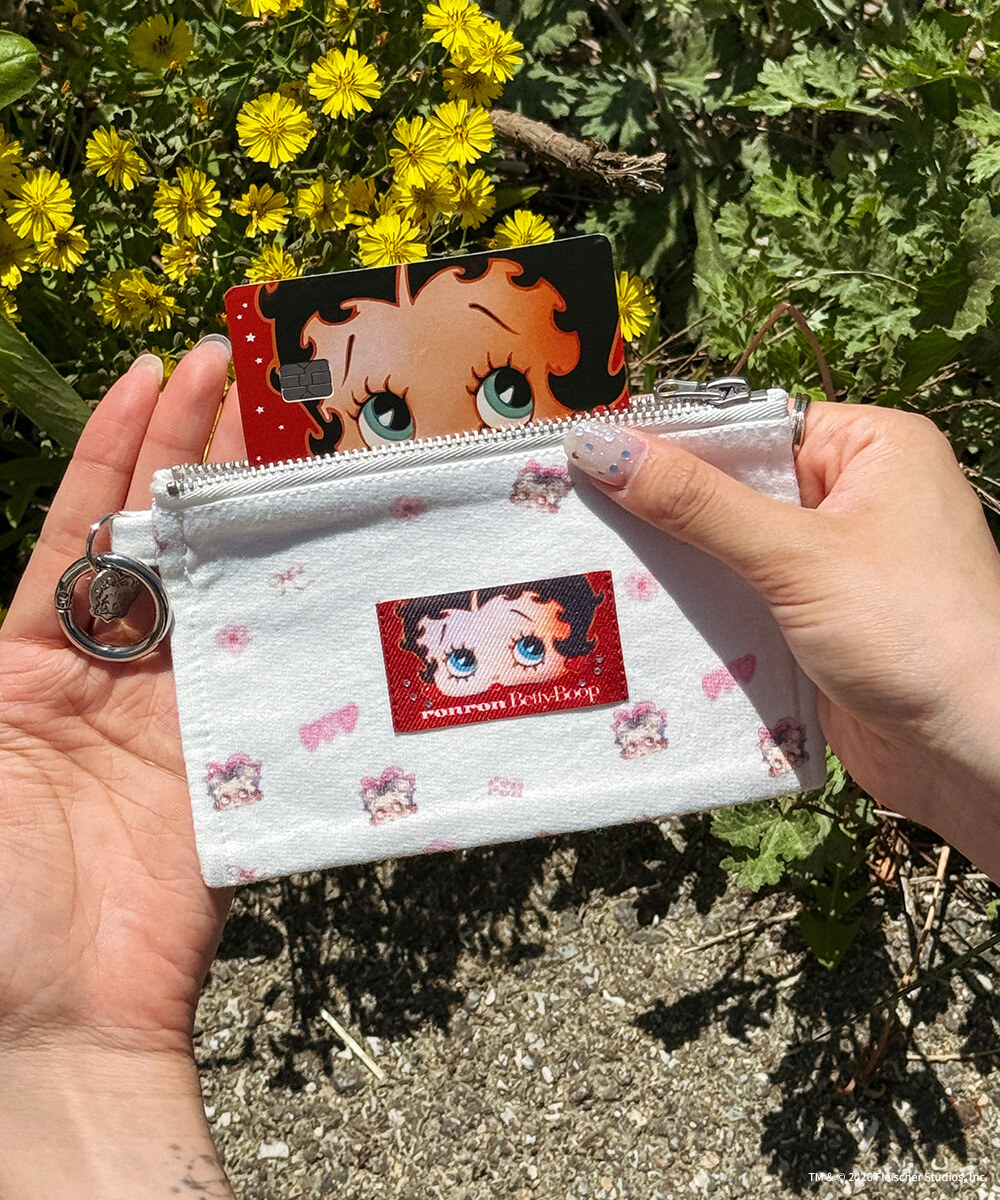 RONRON - BETTY BOOP MINI POUCH KEYRING *2色* (BT26BPK5653)