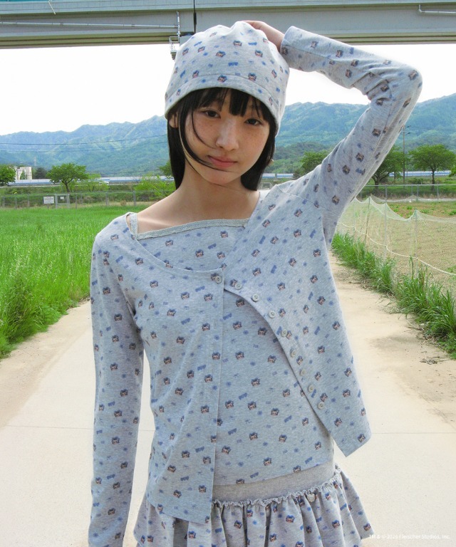 RONRON - BETTY BOOP PATTERN SLIM CARDIGAN *2色* (BT26BCG5646)