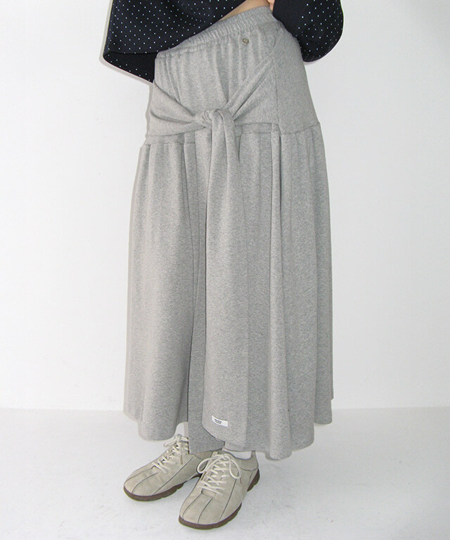 RONRON - STRAP KNOT LONG SKIRT *2色* (RR26ASK5357)