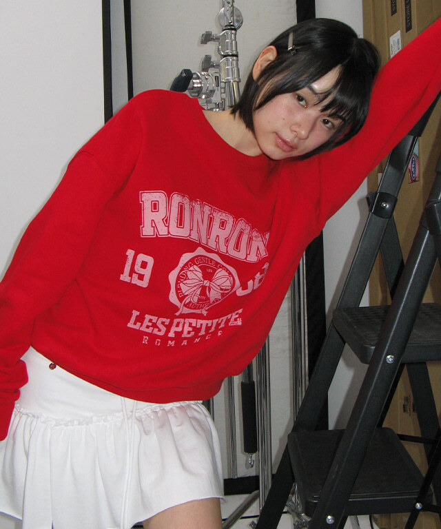 RONRON - RR 1988 VINTAGE RIBBON SWEATSHIRT *3色* (RR26ASW5392)