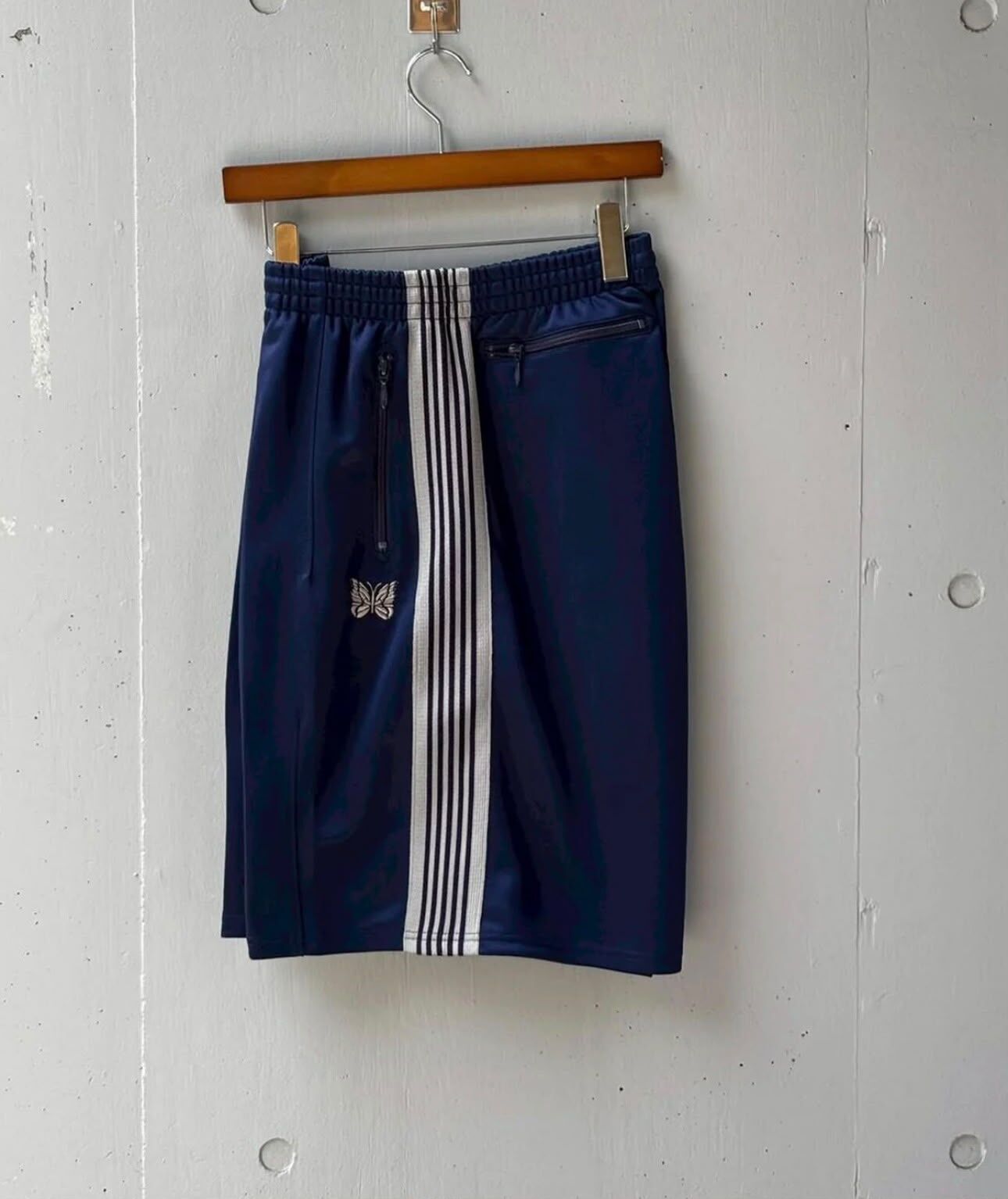 現貨|NEEDLES 別注H.D. TRACK SHORTS NAVY