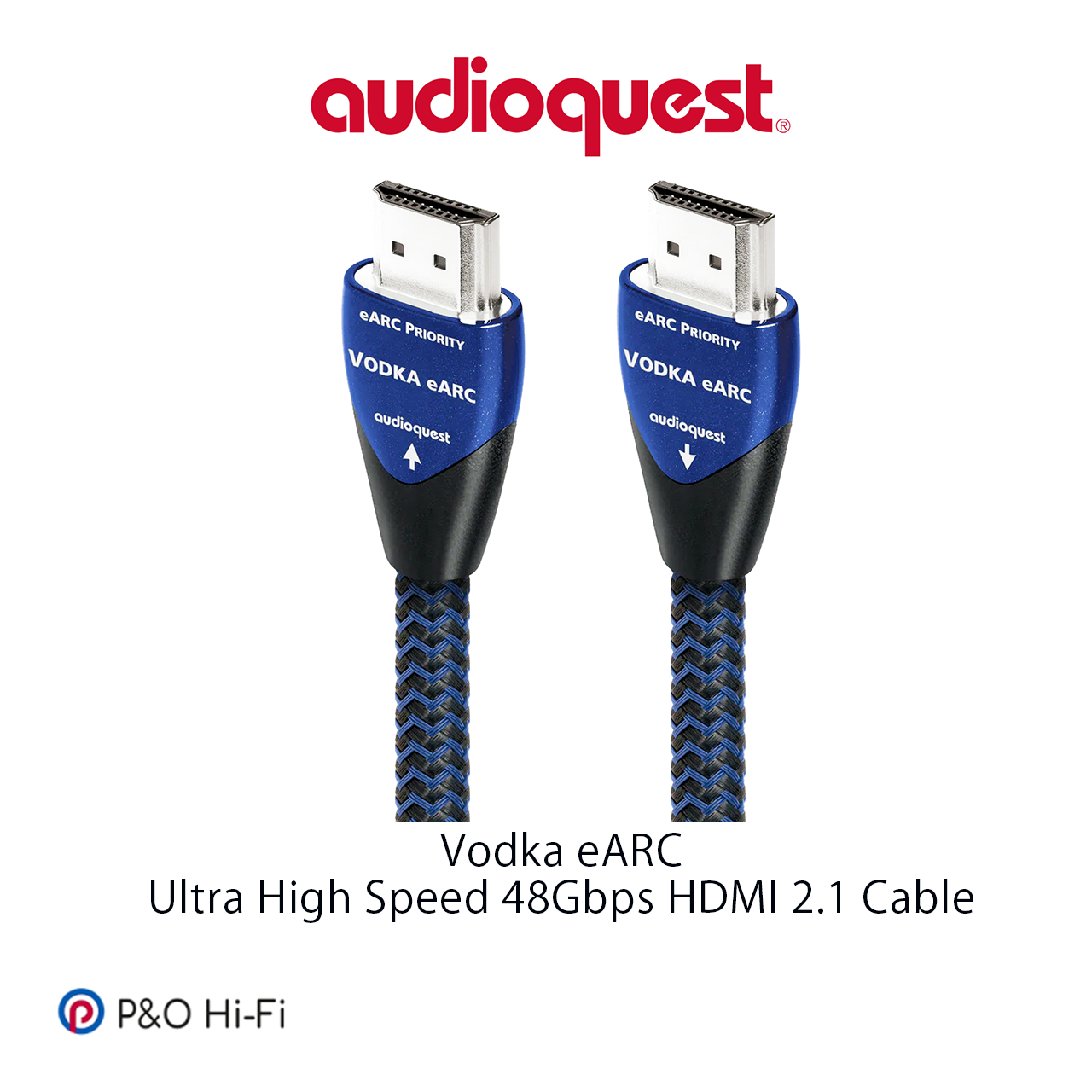 AudioQuest VODKA eARC (伏特加 eARC) 48Gbps 發燒級 eARC HDMI 線
