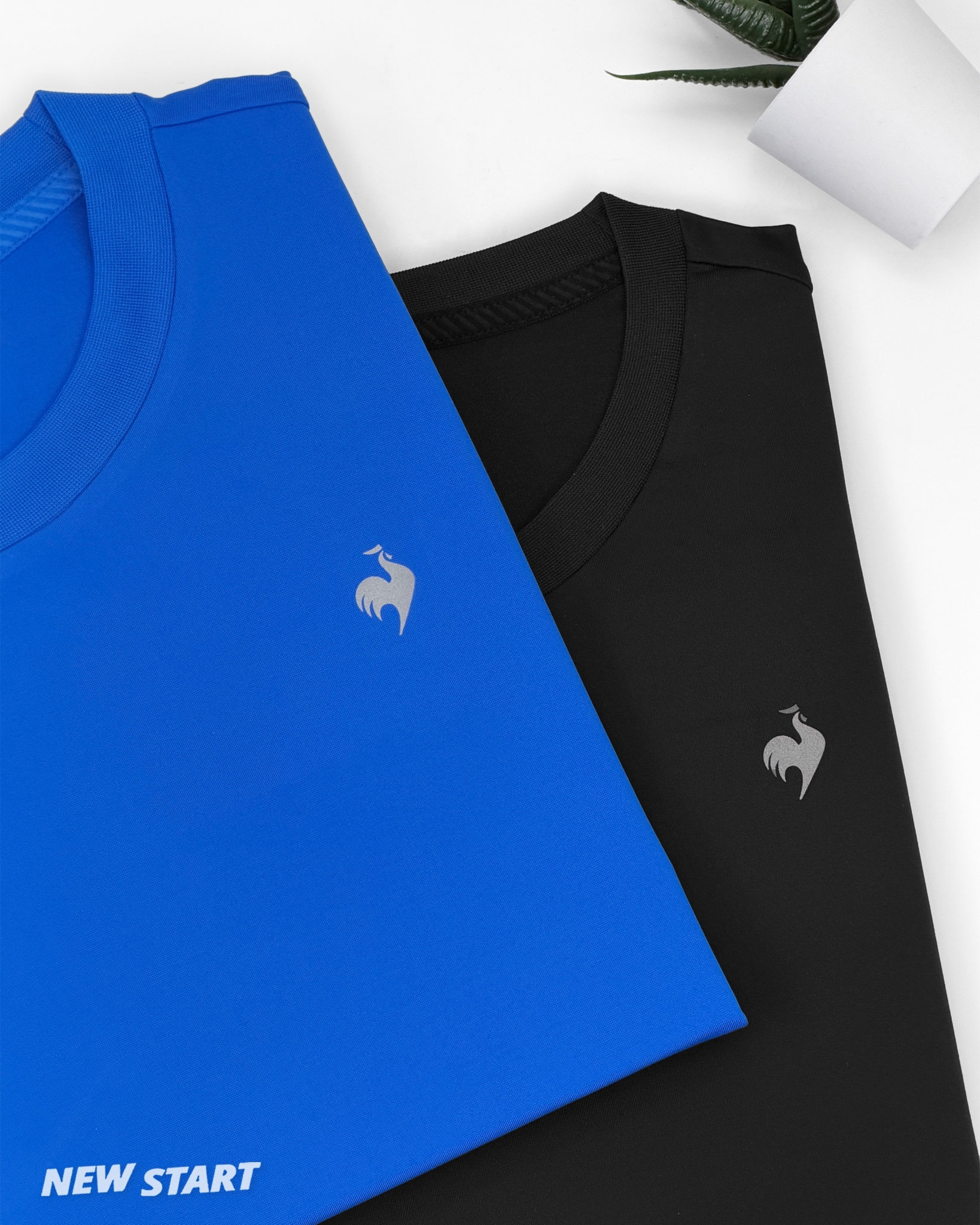 Le Coq Sportif 法國公雞 彈力 涼感 透氣 短袖上衣 短T