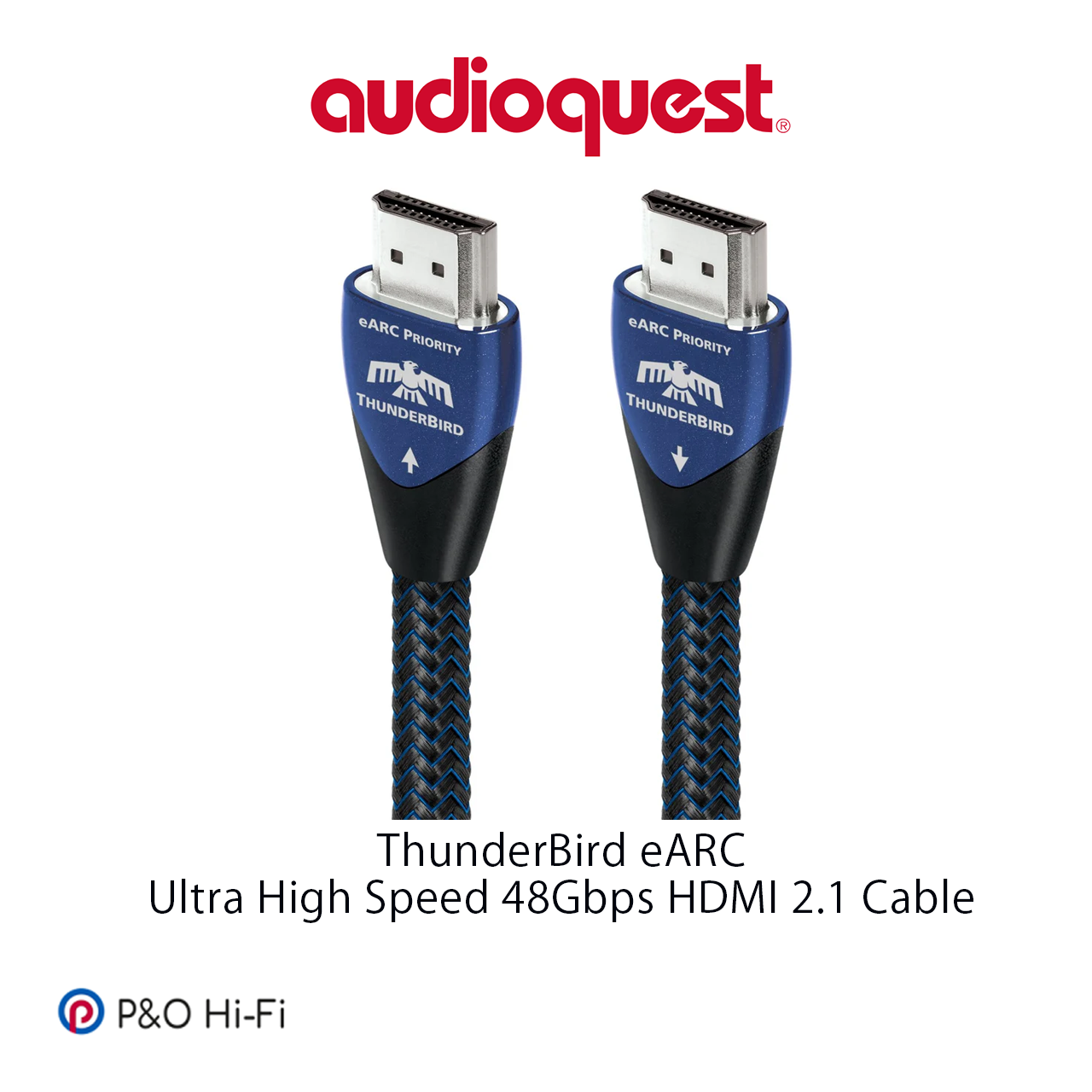 AudioQuest THUNDERBIRD eARC (雷鳥 eARC ) 48Gbps 發燒級 eARC HDMI 線