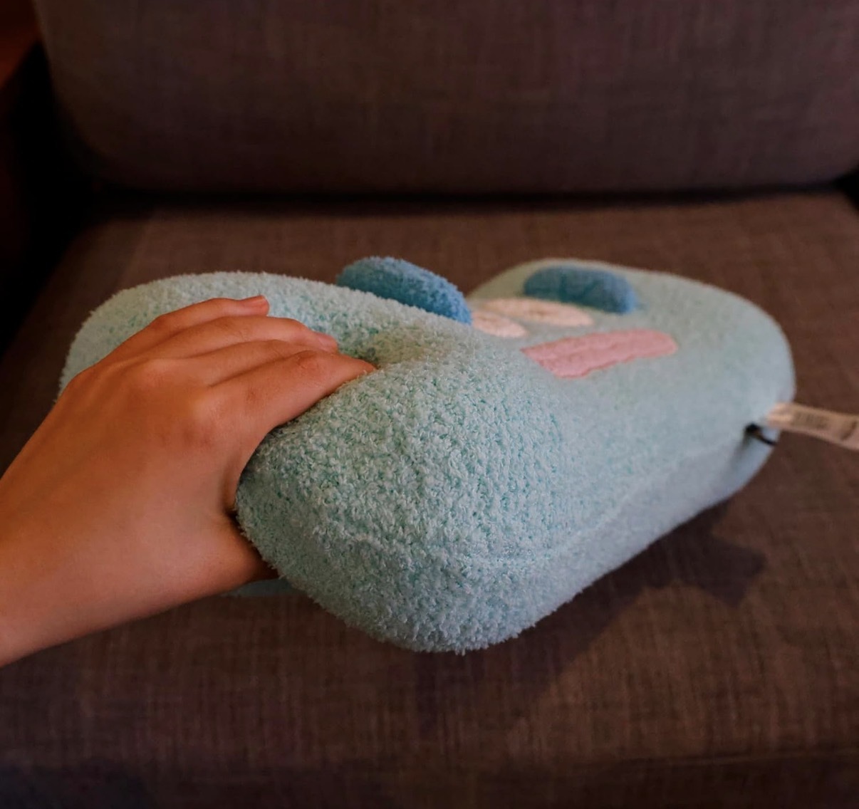 JP 水怪刺繡毛巾料記憶棉腰枕 9960 TK260717