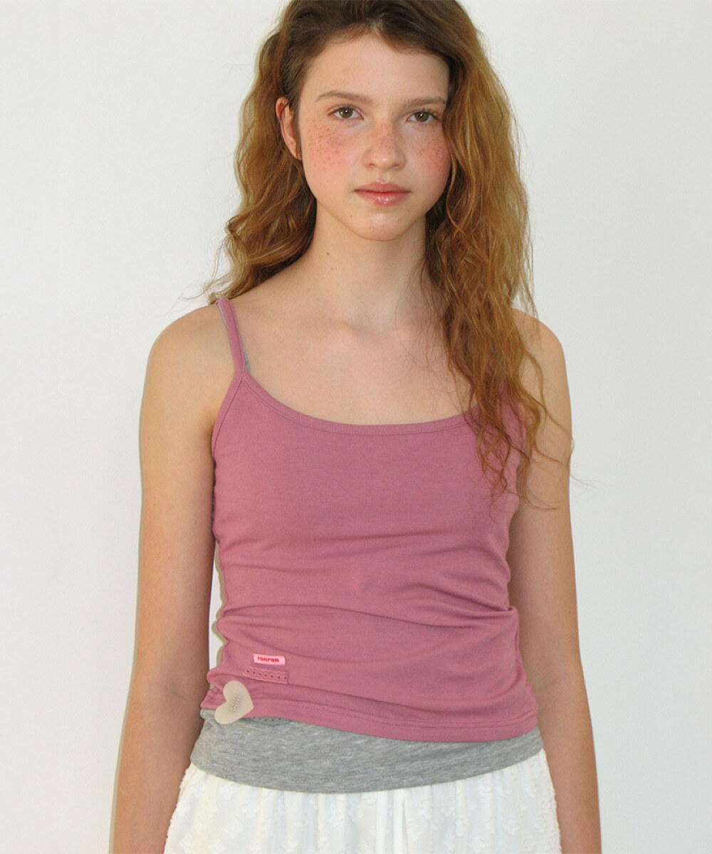 RONRON - MINI LABEL SLIM SLEEVELESS *8色* (RR26BSL5641)