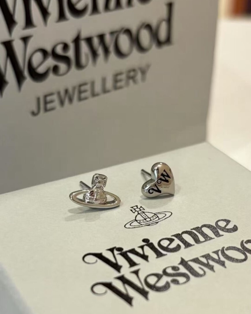 Vivienne Westwood 西太后 薇薇安 土星 愛心 耳釘 耳環