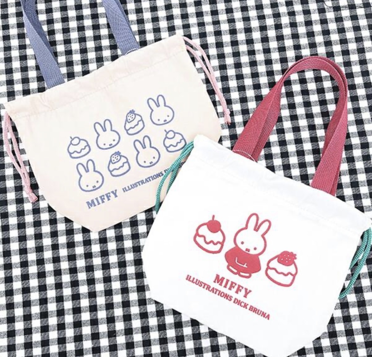 【夏日必備】JP Miffy 迷你保溫保冷索繩手挽袋 4504 4511 TK260717