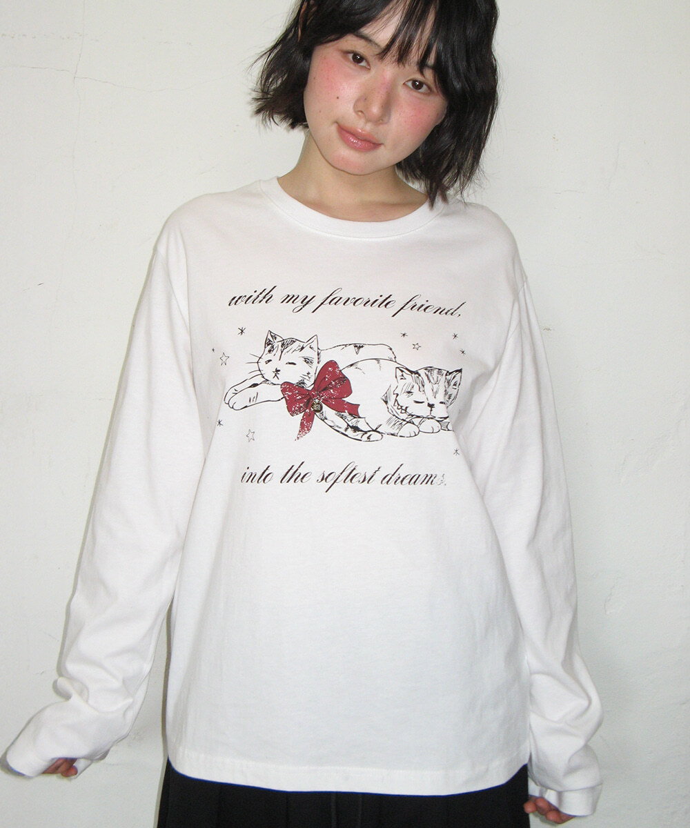 RONRON - SOFTEST DREAM CAT LONG SLEEVE *3色* (RR26ALT5398)