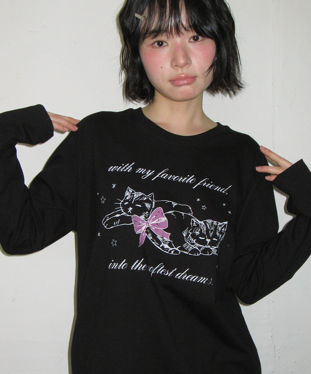 RONRON - SOFTEST DREAM CAT LONG SLEEVE *3色* (RR26ALT5398)