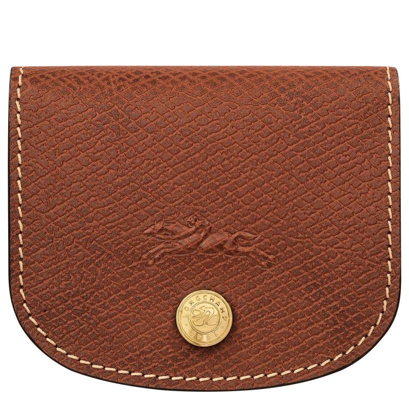 【預購】 Longchamp K071713 Épure 真皮卡片套 (啡色)