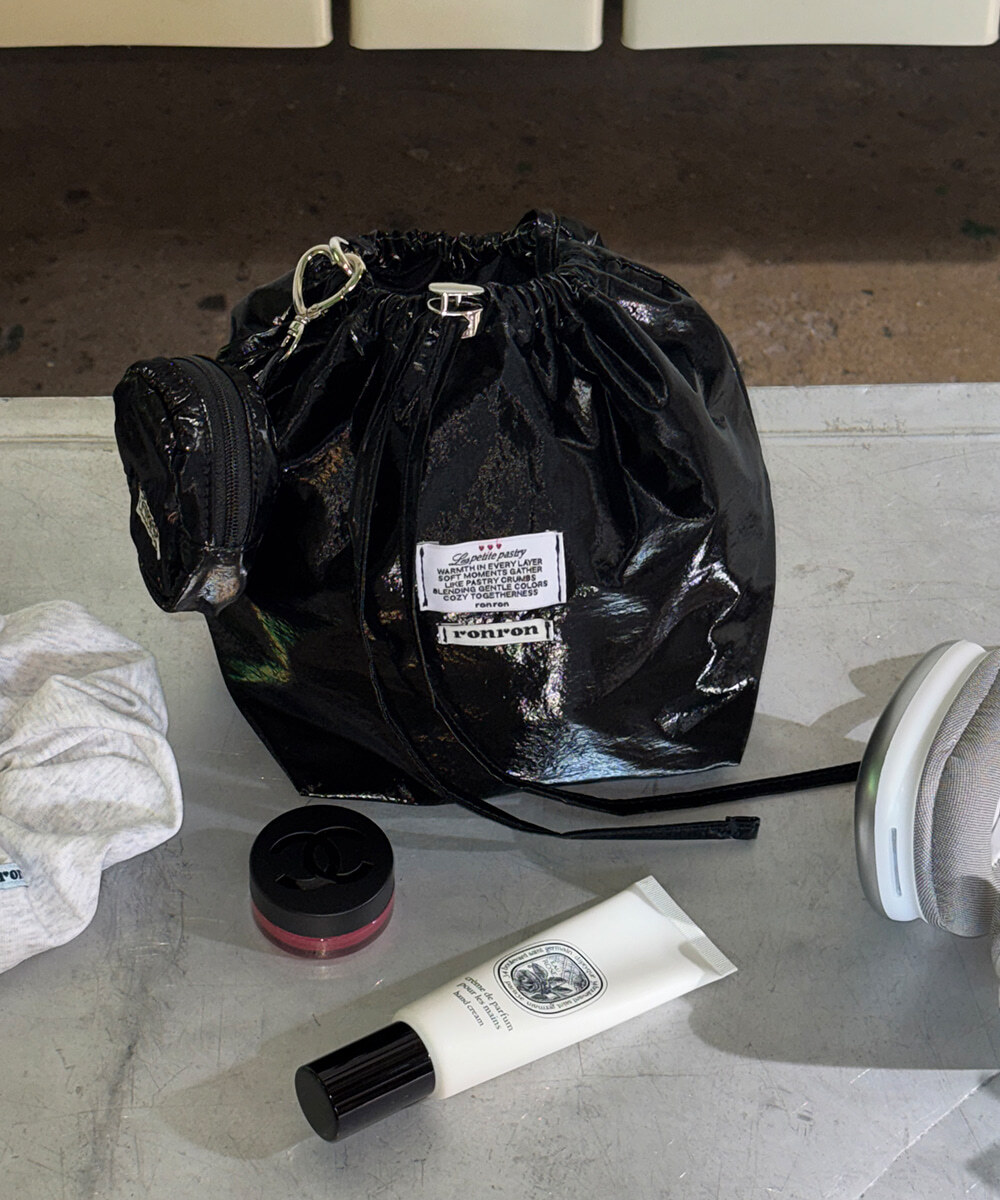 RONRON - MINI BAG KEYRING SET DRAWSTRING BAG *3色* (RR26ABG5209)