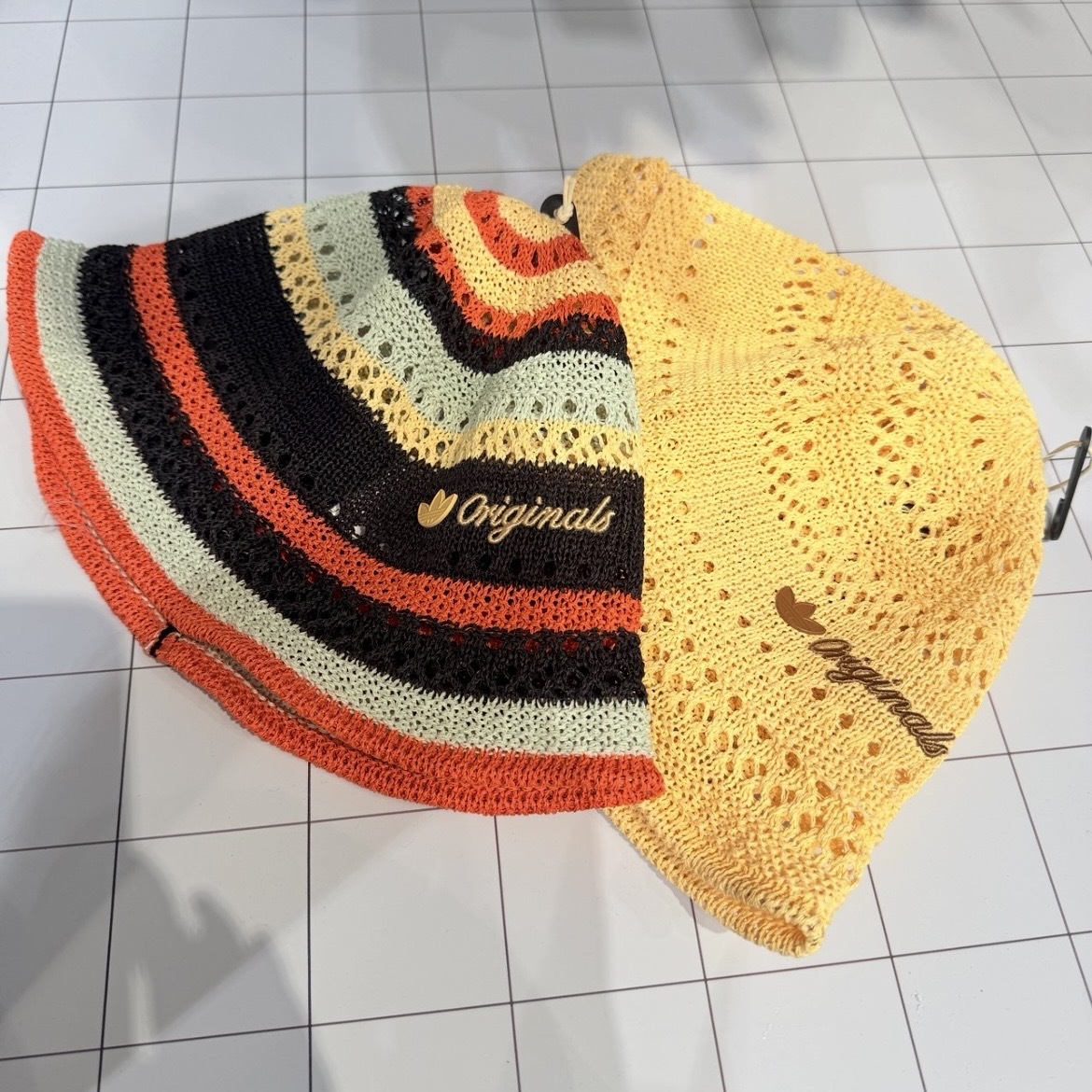 ADIDAS ORIGINALS 編織 刺繡LOGO 漁夫帽 渡假風 簍空 遮陽 兩色 KX6989/KU4911