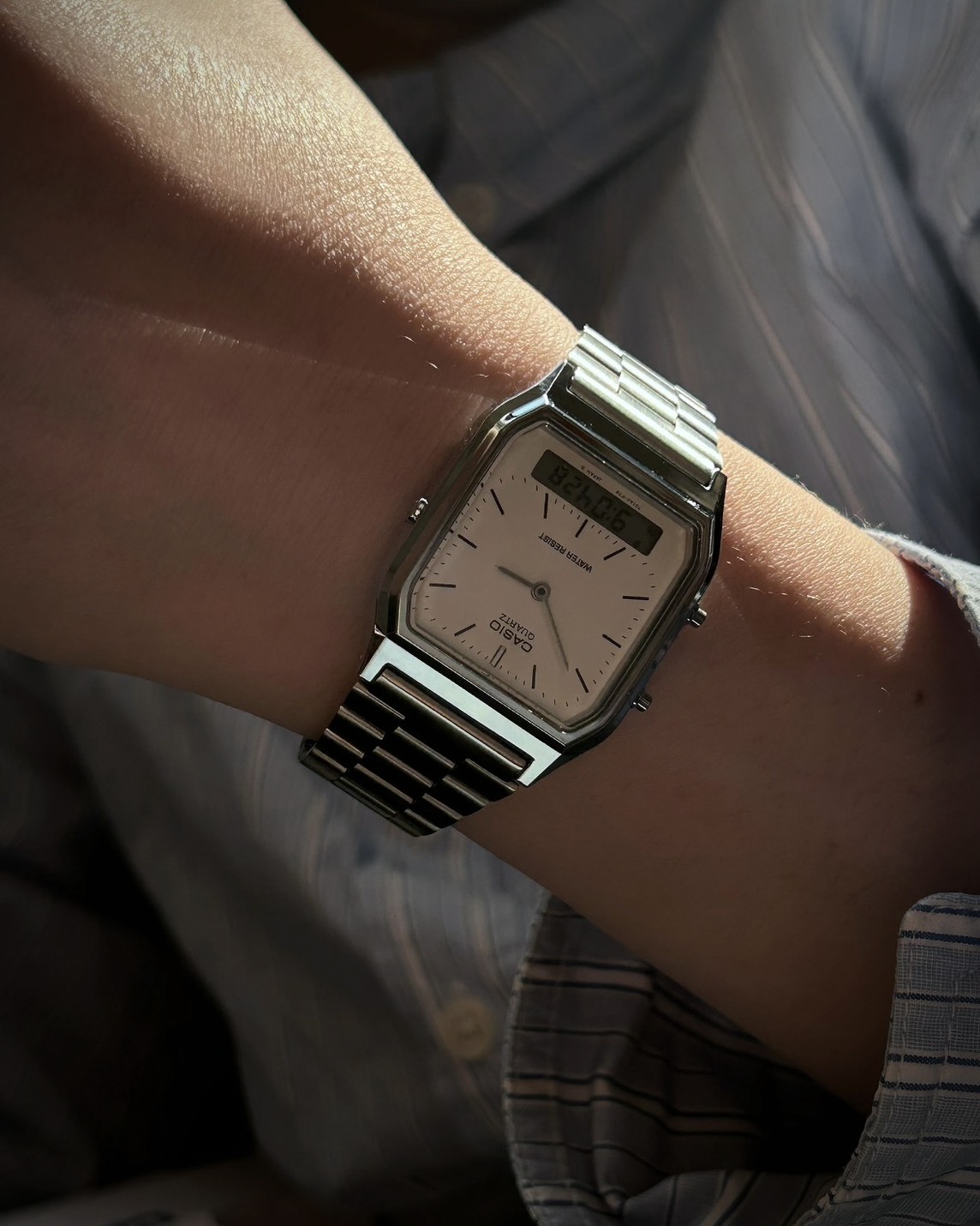 CASIO 卡西歐 復古 小方錶 石英機芯 手錶 兩色