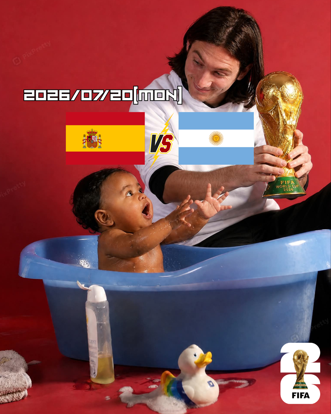 UNDEFEATED ICON FLAG SS TEE WORLD CUP 世界盃 足球 2026 阿根廷 西班牙 法國 英格蘭
